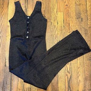 Shimmery Black Jumpsuit